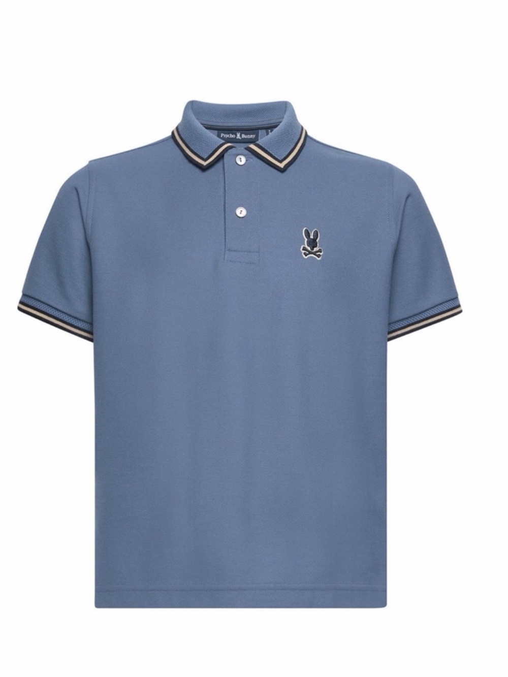 Psycho Bunny Kids Foxton Piqué Polo - 461 Vintage Indigo